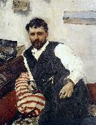 Valentin Aleksandrovich Serov Portrait of the Artist Konstantin Korovin Germany oil painting artist